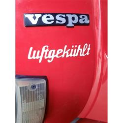 Aufkleber mit Motiv "luftgekühlt"