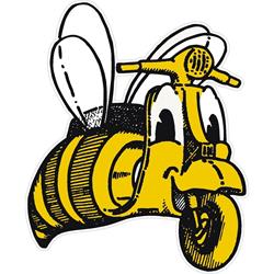 Aufkleber mit Motiv "Wespenroller"