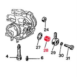 Benzinfilter DELL'ORTO, für Vergaser PHBD/SHA, 113916 - 0336200 29