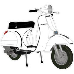 Aufkleber mit Motiv Vespa P200 E Motorroller