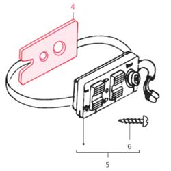 Halterung Lichtschalter LML für LML Star 125-200 4T/Star Deluxe 125-150 4S/Speedy