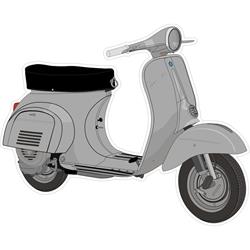 Aufkleber mit Motiv Vespa V50 Motorroller