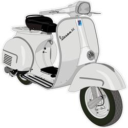 Aufkleber mit Motiv Vespa 150 GL Motorroller