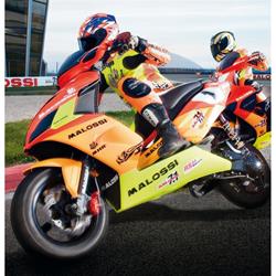 Lacksatz MALOSSI, Lack und Stickerset in MALOSSI Farben