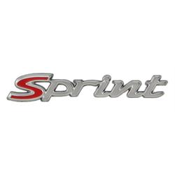 Schriftzug "Sprint" Beinschild vorne 1B001263 für Vespa Sprint 50-150ccm 2T/4T