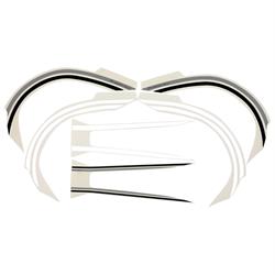 Aufkleberdekorset PIAGGIO mit Motiv "Elegance" für Vespa Primavera 50-150ccm 2T/4T