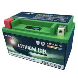 Batterie Li-On 12V, HJTX14H-FP für Vespa LX/LXV/S 125/150ccm 4T AC Euro3/i.e./3V