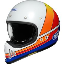 Helm SHOEI EX Zero Equation TC-2, weiß/orange/rot, Gr. M, 57-58cm Crosshelm