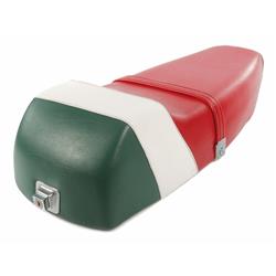 Sportsitzbank DIEFFE Super Corsa TRICOLORE ITALY für Vespa PX80-200/PE/Lusso/PX'98/MY
