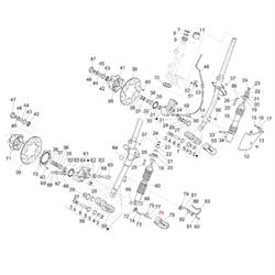 Schraube ABS Sensor M5x16 mm, Linsenkopf Torx, PIAGGIO für Vespa GTS/GTS Super/GTV/946 125-300ccm ('14-)