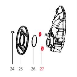 O-Ring Kit Staubschutzblech Hinterrad (klein) (d) 3,0mm, LML für LML Star 125-150 4T/Star Deluxe/II 125 CVT/StarLite 125 CVT (3 Stück)