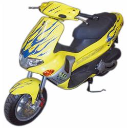Aufkleberdekorset mit Motiv "Flammen" für GILERA Runner
