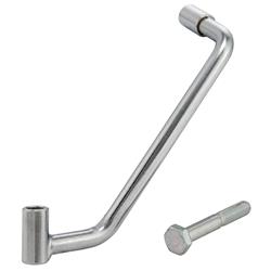 Spiegelhalter zur Montage an Lenkkopfschraube links für Vespa 125 VNA/VNB 1-2T