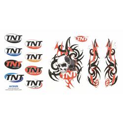 Aufkleberset TNT mit Motiv "Skull/Tribal"