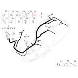 Schelle Kabelbaum, PIAGGIO für Vespa Primavera/Sprint 125-150ccm