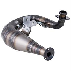 Rennauspuff SIP PERFORMANCE MUSTANG Design by NORDSPEED, Stahl klarlackiert, Dämpfer: OHNE Endschalldämpfer für Vespa T5