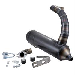 Rennauspuff EGIG Performance Superbanana Touring, Stahl unlackiert für Vespa 90/R/SS/100/125/PV/ET3