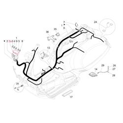 Deckel PIAGGIO, Sicherungskasten für Vespa Primavera/Sprint/GTS/GTS Super 50-300ccm ('14-)
