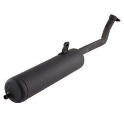 Rennauspuff PROMA City Power, Stahl schwarz für PIAGGIO CIAO/PX/SC 50ccm 2T AC