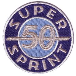 Aufnäher mit Motiv "SUPER SPRINT 50" für Vespa 50 SS