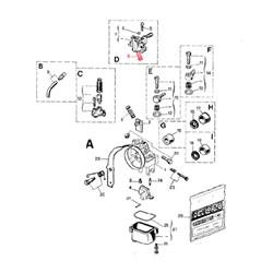 Feder DELL'ORTO, Gasschieber, B07413 - 0741300 61