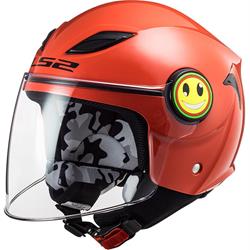 Kinderhelm LS2 Funny Gloss, rot, Gr. M, 49-50cm Jethelm