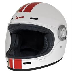 Helm PIAGGIO Vespa Racing Sixties, weiß/rot, Gr. S, 55-56cm Integralhelm