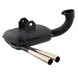 Rennauspuff SIP ROAD 3.0 Sport Optik, Stahl schwarz für Vespa 200 Rally/P200E/PX200 E/Lusso/'98/MY/Cosa 1 200