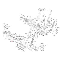 Unterlegscheibe Schraube Stoßdämpfer, vorne, PIAGGIO für Vespa Primavera/Sprint/GTS/GTS Super 50-300ccm ('14-'16)