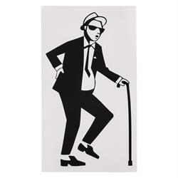 Aufkleber mit Motiv "Old 2-Tone Mann"