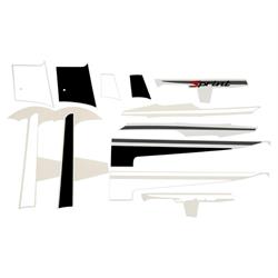 Aufkleberdekorset PIAGGIO mit Motiv "Sport" für Vespa Sprint 50-150ccm 2T/4T