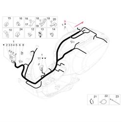 Kabelbinder PIAGGIO Kabelbaum schwarz für Vespa Primavera/Sprint 50-150ccm