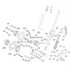 Unterlegscheibe Geschwindigkeitssensor, PIAGGIO für Vespa Primavera/Sprint/GTS 50-300ccm ('14-)