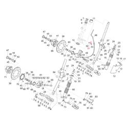 Halteklammer Tachowelle 12mm/22 mm, PIAGGIO für Vespa GTS/GTS Super/GTV/GT 60/GT/GT L 125-300ccm ('03-'13)