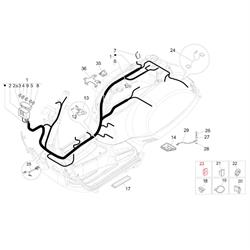Halteclip PIAGGIO, Kabelbaum für Vespa GTS/GTS Super/GTV/946 125-300ccm
