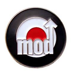 Pin mit Motiv "MOD", Target