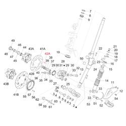 Schraube Bremsscheibe M6x22 mm, Sechskant, PIAGGIO für Vespa Primavera/Sprint 50-150ccm