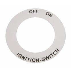 Aufkleber mit Motiv "OFF-ON", Zündschloss für Vespa 100 2°/125 PV ET3/200 Rally 2°/P80-150X/P150S/P200E/PX80-125 E
