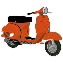 Aufkleber mit Motiv Vespa Rally 200 Motorroller