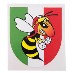 Aufkleber mit Motiv "Wappen böse Wespe", Italien