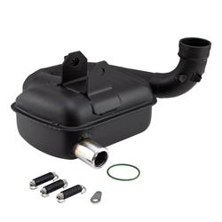 Rennauspuff POSCH PERFORMANCE Resi Box BFA 306, Stahl schwarz für Vespa 125 VNA-TS/150 VBA-Super/160 GS/180 SS/Rally/PX/PE/Lusso/T5