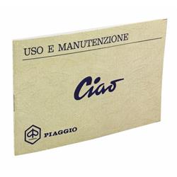 Bedienungsanleitung für CIAO PIAGGIO 1967-1968 für CIAO Ciao