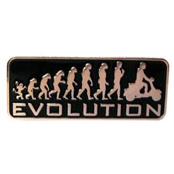 Pin mit Motiv "Evolution"