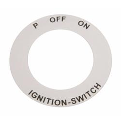 Aufkleber mit Motiv "OFF-ON-P", Zündschloss für Vespa 100 2°/125 PV ET3/200 Rally 2°/P80-150X/P150S/P200E/PX80-125 E