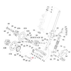 Schraube ABS Sensor, Innensechskant, PIAGGIO für Vespa Primavera/Sprint 125-150ccm