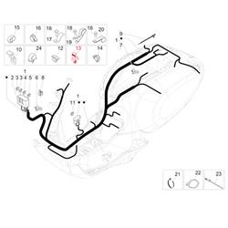 Halteclip PIAGGIO, Kabelbaum für Vespa LX/Primavera/Sprint 125-150ccm