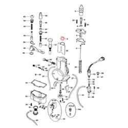 Düsennadelsicherung MIKUNI, für TMX 32-38