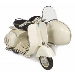 Modell FORME Vespa 150 VL1T mit Seitenwagen Elfenbein