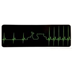 Aufkleber mit Motiv Vespa "Heartbeat" Motorroller