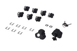 TRAX Schloss-Satz mit EVO Diebstahlsicherung. 9 Schlösser / 2 Schlüssel. Mit Diebstahlsicherung.